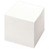 Блок для записей STAFF непроклеенный, куб 8х8х8 см, белый, белизна 90-92%, 111980 - фото 1305944