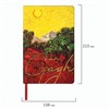 Ежедневник недатированный А5 (138х213 мм), BRAUBERG VISTA, под кожу, гибкий, 136 л., "Van Gogh", 111987 - фото 1305960