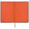 Ежедневник недатированный А5 (138х213 мм) BRAUBERG "Stylish", кожзам, гибкий, 160 л., оранжевый, 111864 - фото 1306174