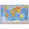 Карта мира политическая 101х70 см, 1:32М, с ламинацией, интерактивная, европодвес, BRAUBERG, 112381 - фото 1306296