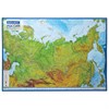 Карта России физическая 101х70 см, 1:8,5М, с ламинацией, интерактивная, европодвес, BRAUBERG, 112392 - фото 1306311