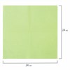 Салфетки бумажные 100 штук, 24х24 см, LAIMA, зелёные (пастельный цвет), 100% целлюлоза, 111791 - фото 1306313