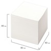 Блок для записей STAFF непроклеенный, куб 8х8х8 см, белый, белизна 90-92%, 111980 - фото 1306463