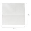 Полотенца бумажные 250 шт., LAIMA (H3) UNIVERSAL WHITE PLUS, 1-слойные, белые, КОМПЛЕКТ 15 пачек, 23х23, V-сложение, 111343 - фото 1306681