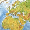 Карта мира физическая 101х66 см, 1:29М, с ламинацией, интерактивная, в тубусе, BRAUBERG, 112378 - фото 1306787