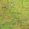 Карта России физическая 116х80 см, 1:7,5М, с ламинацией, интерактивная, европодвес, BRAUBERG, 112393 - фото 1306932