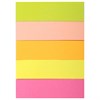 Закладки клейкие неоновые BRAUBERG бумажные, 50х14 мм, 1250 штук (5 цветов х 50 листов, КОМПЛЕКТ 5 штук), 112443 - фото 1307467