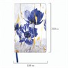 Ежедневник недатированный А5 (138х213 мм), BRAUBERG VISTA, под кожу, гибкий, 136 л., "Blue flowers", 112013 - фото 1308249