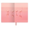 Блокнот МАЛЫЙ ФОРМАТ (100х150 мм) А6, BRAUBERG VISTA "Flamingo", под кожу, гибкий, тиснение фольга, 80 л., 112099 - фото 1308280