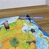 Карта России физическая 101х70 см, 1:8,5М, с ламинацией, интерактивная, европодвес, BRAUBERG, 112392 - фото 1309573