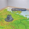 Карта России физическая 101х70 см, 1:8,5М, с ламинацией, интерактивная, европодвес, BRAUBERG, 112392 - фото 1310528