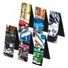 Закладки для книг МАГНИТНЫЕ, "RETRO CARS", набор 6 шт., 60x20 мм, BRAUBERG, 113158 - фото 1313127