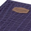 Дневник 1-11 класс 48 л., кожзам (твердая с поролоном), нашивка, BRAUBERG "CROCODILE", фиолетовый, 106211 - фото 1928448
