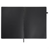 Скетчбук, черная бумага 140 г/м2, 210х297 мм, 80 л., КОЖЗАМ, резинка, карман, BRAUBERG ART CLASSIC, черный, 113206 - фото 2560912