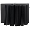 Скетчбук, черная бумага 140 г/м2, 210х297 мм, 80 л., КОЖЗАМ, резинка, карман, BRAUBERG ART CLASSIC, черный, 113206 - фото 2561072