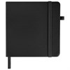Скетчбук, черная бумага 140 г/м2, 120х120 мм, 80 л., КОЖЗАМ, резинка, карман, BRAUBERG ART CLASSIC, черный, 113202 - фото 2561104