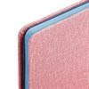 Блокнот А5 (148х218 мм), BRAUBERG "DUO", под кожу с резинкой, 80 л., клетка, голубой/розовый, 113432 - фото 2562526