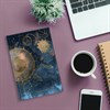 Ежедневник недатированный А5 (145х215 мм), ламинированная обложка с фольгой, 128 л., STAFF, "Astrology", 113519 - фото 2563431