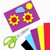 Картон цветной А4 немелованный, 12 листов 12 цветов, в папке, BRAUBERG, 200х290 мм, "Самолет", 113556 - фото 2563483