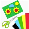 Картон цветной А4 немелованный, 24 листа 8 цветов, в папке, BRAUBERG, 200х290 мм, "Шарики", 113558 - фото 2563801