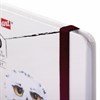 Скетчбук, белая бумага 80 г/м2, 145х203 мм, 80 л., резинка, твердый, BRAUBERG ART DEBUT "Хогвартс", 114581 - фото 2567256