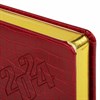 Ежедневник датированный 2024 А5 138x213 мм BRAUBERG "Comodo", под кожу, красный, 114836 - фото 2568239