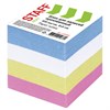 Блок для записей STAFF, проклеенный, куб 8х8 см, 800 листов, цветной, 120383 - фото 2569753