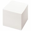 Блок для записей STAFF, проклеенный, куб 8х8 см,1000 листов, белый, белизна 90-92%, 120382 - фото 2570075