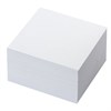 Блок для записей BRAUBERG, проклеенный, куб 8х8х4, белый, белизна 90-92%, 121543 - фото 2570077