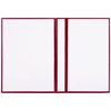 Папка адресная бумвинил бордовый, "Рамка", формат А4, STAFF, 121919 - фото 2570308