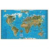 Карта настенная для детей "Мир", размер 116х79 см, ламинированная, 629, 450 - фото 2570418
