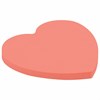 Блок самоклеящийся (стикеры), фигурный BRAUBERG, НЕОНОВЫЙ "Сердце", 50 листов, розовый, европодвес, 122710 - фото 2570547