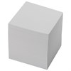 Блок для записей BRAUBERG в подставке прозрачной, куб 9х9х9 см, белый, белизна 95-98%, 122223 - фото 2570574