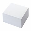 Блок для записей BRAUBERG в подставке прозрачной, куб 9х9х5 см, белый, белизна 95-98%, 122224 - фото 2570619