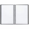 Скетчбук, белая бумага 160 г/м2, 145х205 мм, 60 л., гребень, твёрдая обложка ЧЕРНАЯ, BRAUBERG ART CLASSIC, 115072  - фото 2570672