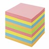 Блок для записей BRAUBERG в подставке прозрачной, куб 9х9х9 см, цветной, 122225 - фото 2570678