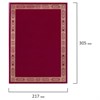 Папка адресная бумвинил бордовый, "Рамка", формат А4, STAFF, 121919 - фото 2571110