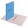Скоросшиватель картонный мелованный BRAUBERG, гарантированная плотность 360 г/м2, синий, до 200 листов, 121518 - фото 2571128