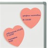 Блок самоклеящийся (стикеры), фигурный BRAUBERG, НЕОНОВЫЙ "Сердце", 50 листов, розовый, европодвес, 122710 - фото 2571472