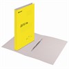 Скоросшиватель картонный мелованный BRAUBERG, гарантированная плотность 360 г/м2, желтый, до 200 листов, 121520 - фото 2571518