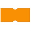 Этикет-лента 21х12 мм, прямоугольная, оранжевая, комплект 5 рулонов по 600 шт., BRAUBERG, 123570 - фото 2571747