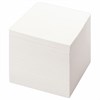 Блок для записей STAFF непроклеенный, куб 9х9х9 см, белый, белизна 90-92%, 126366 - фото 2572398