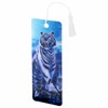 Закладка для книг 3D, BRAUBERG, объемная, "Белый тигр", с декоративным шнурком-завязкой, 125754 - фото 2572487