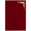 Папка адресная бархат бордовый, "Виньетка", формат А4, STAFF, 124294 - фото 2572636