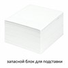 Блок для записей STAFF непроклеенный, куб 9х9х5 см, белый, белизна 90-92%, 126364 - фото 2572780