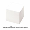 Блок для записей STAFF непроклеенный, куб 9х9х9 см, белый, белизна 90-92%, 126366 - фото 2572793