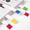 Закладки клейкие BRAUBERG бумажные, 75х14 мм, 400 штук (4 цвета х 100 листов), 124811 - фото 2573269