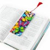 Закладка для книг 3D, BRAUBERG, объемная c движением "Бабочки", с декоративным шнурком-завязкой, 125748 - фото 2573363