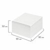 Блок для записей STAFF, непроклеенный, куб 9х9х5 см, белизна 70-80%, 126574 - фото 2573920