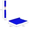 Бумага гофрированная/креповая, 32 г/м2, 50х250 см, синяя, в рулоне, BRAUBERG, 126535 - фото 2574145